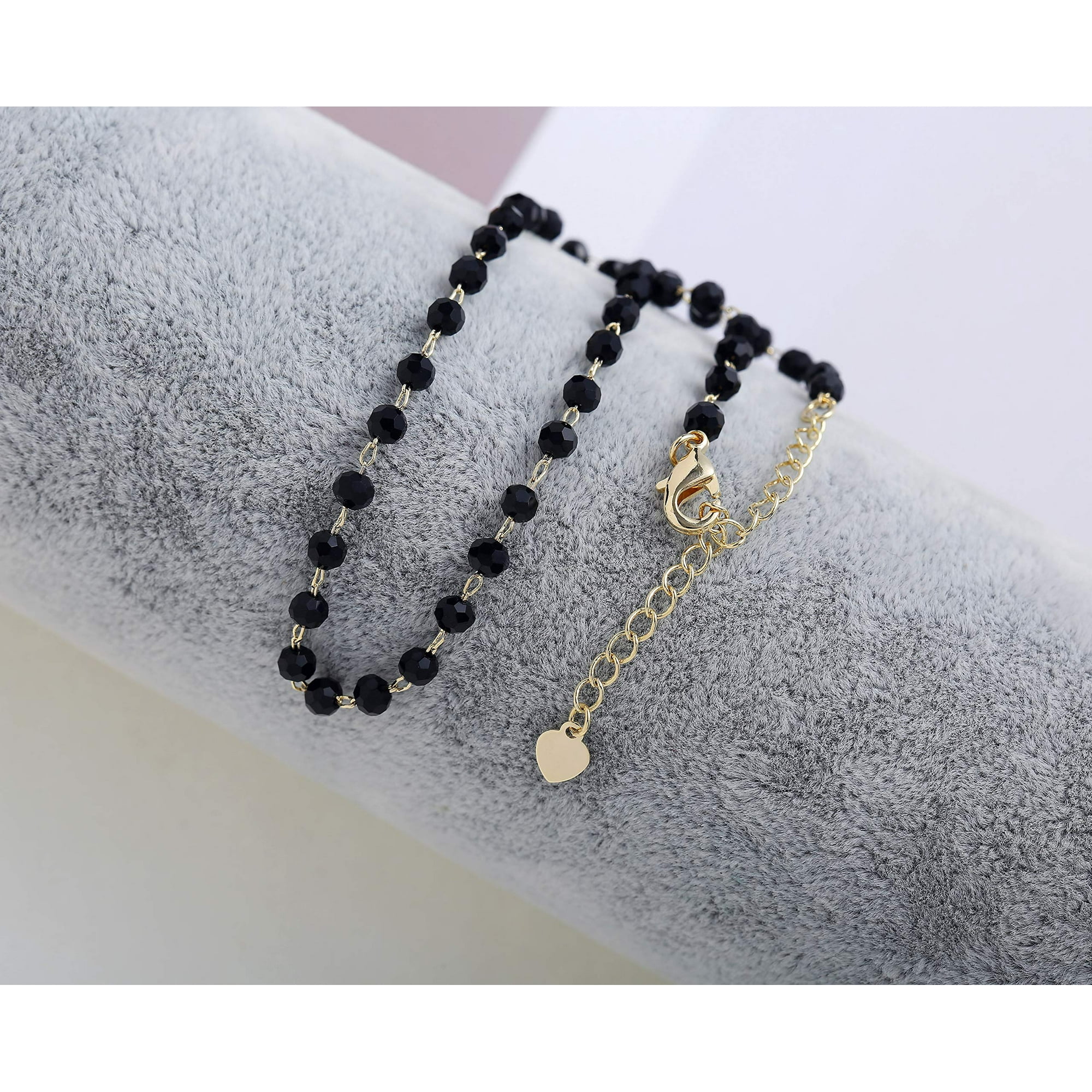 Joycuff Initial Anklets for Women Her Girl 18K Gold Plated Flat Marina Link Anklet Cute Dainty Delicate Tiny Letter Fashion Trendy Heart Unique Ankle Bracelet Personalized Handmade Beach Jewelry